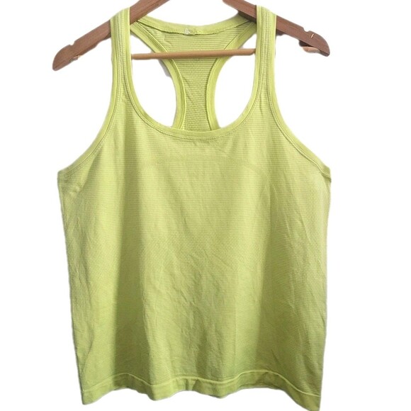 lululemon Women's Swiftly Tech Racerback Tank Top Size 12 Green - Picture 1 of 10